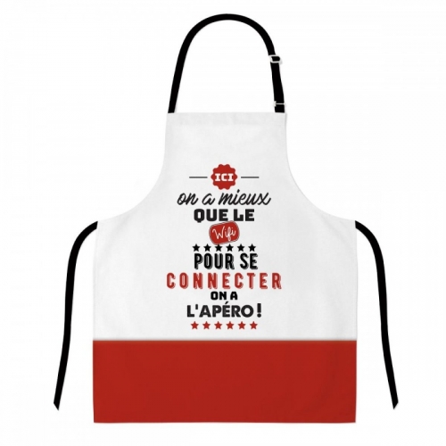 Tablier de cuisine wifi apero