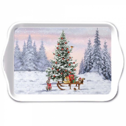 Petit plateau winter animals - ambiente