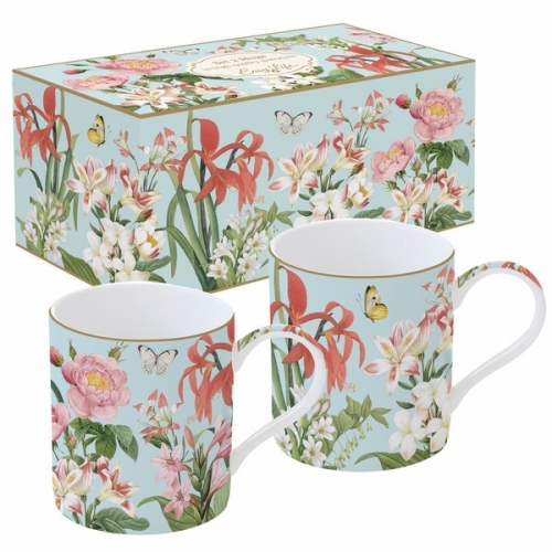 Coffret de 2 mugs botanic garden - easy life