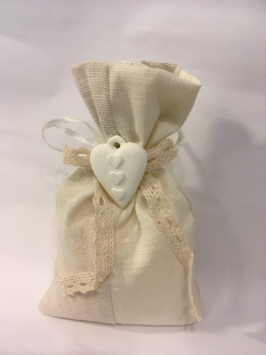 Grand sachet parfumé copeaux de  savons fleur de coton