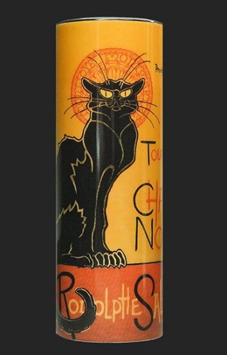Vase le chat noir