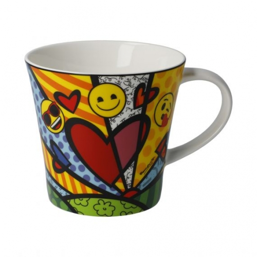 Tasse porcelaine a new day - Roméro Britto - Goebel