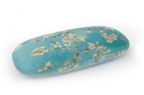 Boite à lunettes l'amandier de Van Gogh avec chiffon