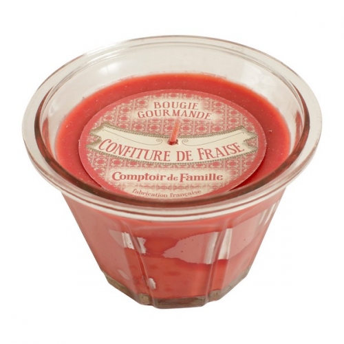 Bougie parfumée confiture de fraises comptoir de famille