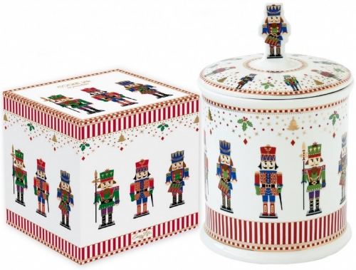 Boite à biscuits en porcelaine nutcracker - easy life