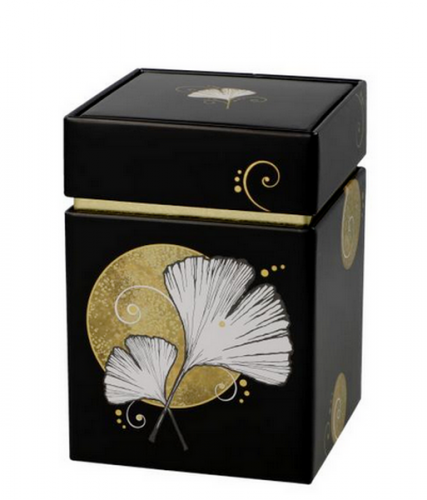 Boite à thé Ginkgo noir - Goebel