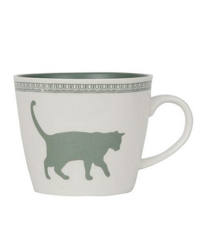 Tasse thé chat sauge comptoir de famille