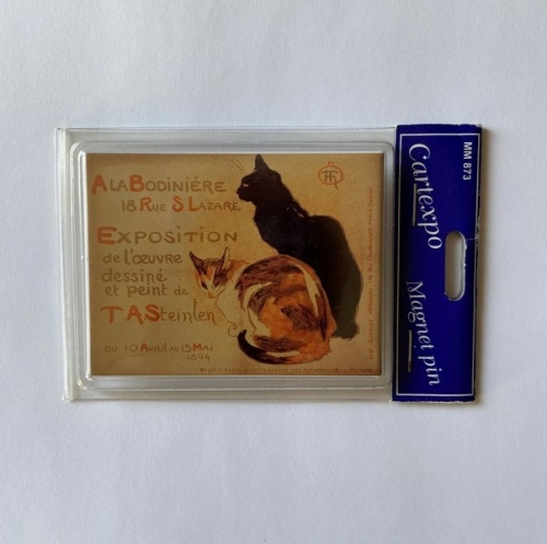 Magnet chats à la Bodinière Steinlen - cartexpo
