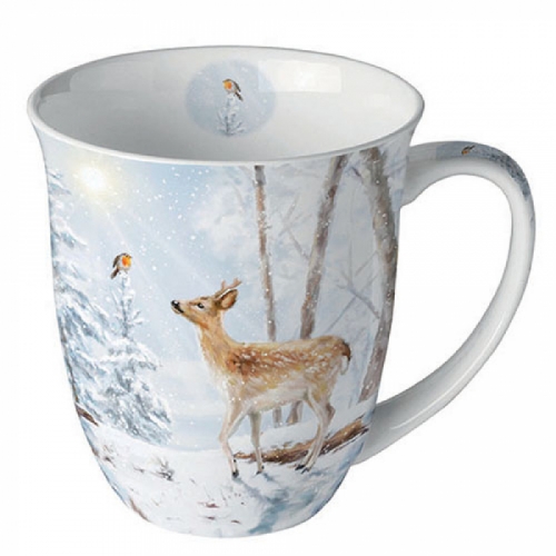 Mug meeting in winterworld - ambiente