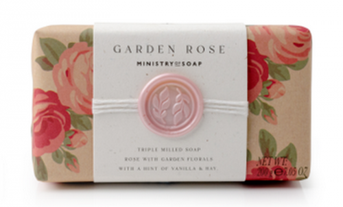 Savon british bouquet garden rose - ministry of soap