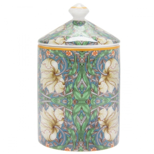 Bougie parfumée dans pot pimpernel pastel William Morris