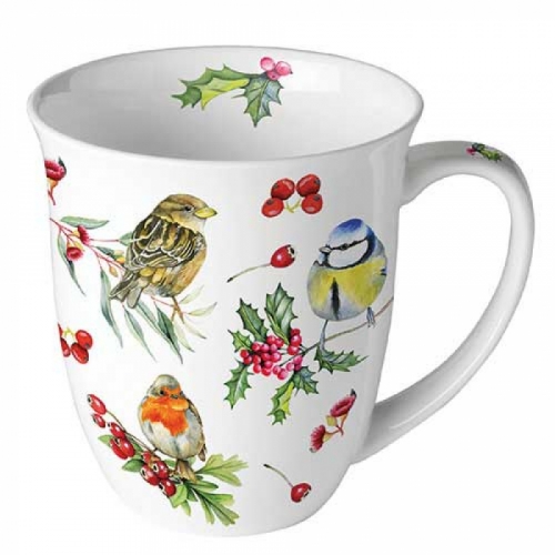 Mug birds in winter - ambiente