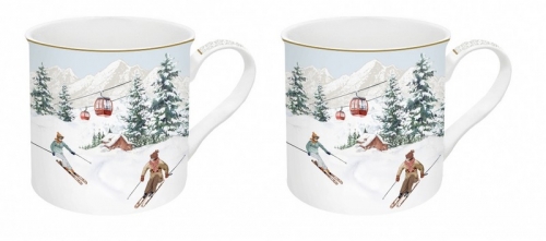 Coffret de 2 mugs chalet easy life