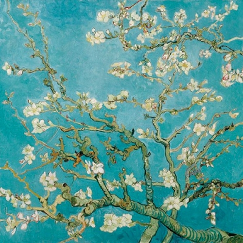 Serviettes en papier l'amandier de Van Gogh - ambiente