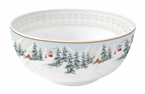Bol en porcelaine chalet - easy life