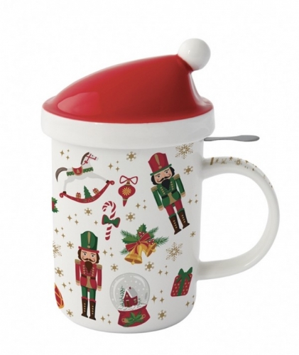 Tisanière nutcrackers avec bonnet de père Noël - easy life