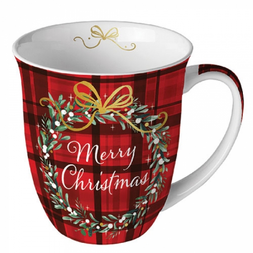 Mug christmas plaid - ambiente