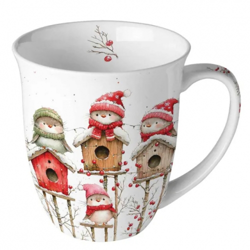 Mug en porcelaine birdhouse - Ambiente