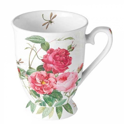 Mug sur pied roses amber - ambiente