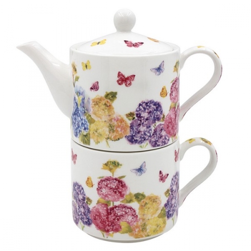 Petite théière égoïste butterfly blossom - leonardo collection