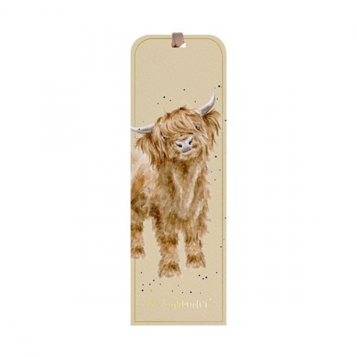Marque page vache Highland - wrendale