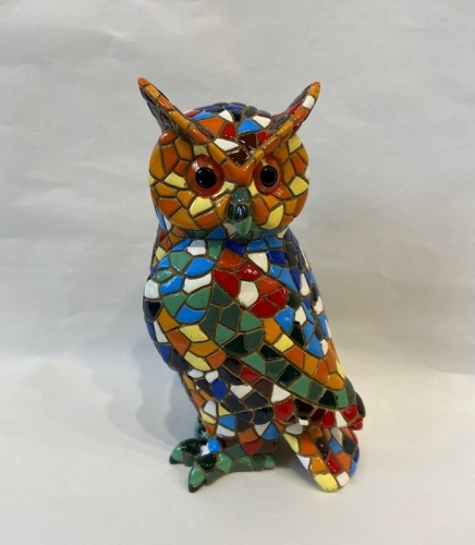 Chouette mosaique Barcino