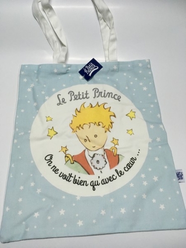 Sac coton le petit prince buste cape