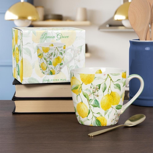 Mug déjeuner citrons -  leonardo collection