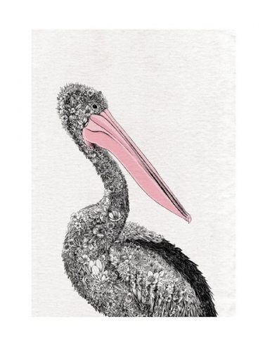 Torchon australian pelican Marini Ferlazzo