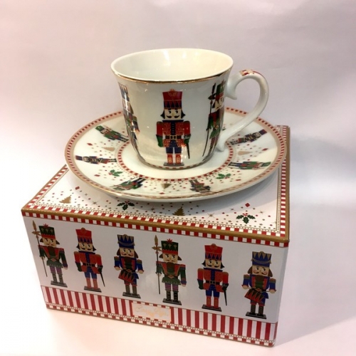 Tasse à thé en porcelaine nutcracker