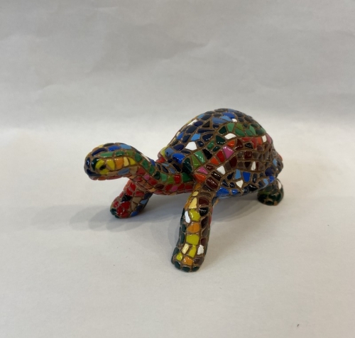 Tortue mosaïque 10 cm Barcino