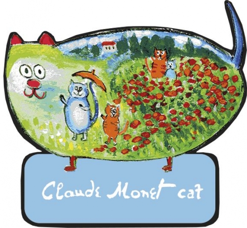 Magnet chat Monet