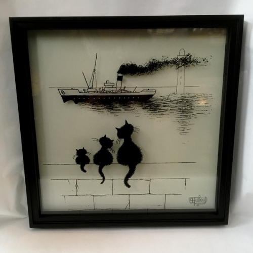 Cadre D Ombre Le Trio De Chats Albert Dubout Parastone Cadeaux Souvenirs De Lorraine