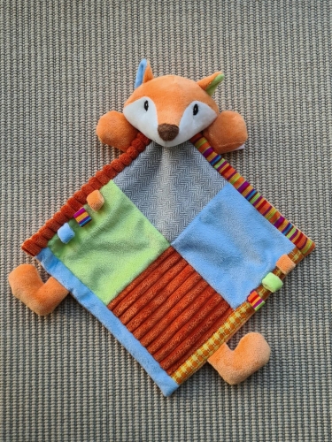 Doudou renard coloré la galleria