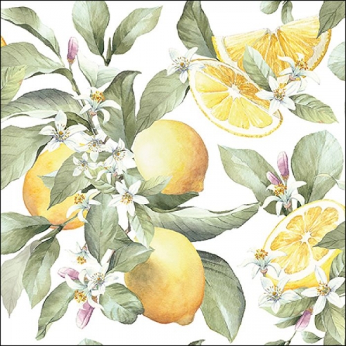 Serviettes en papier  limoni - ambiente