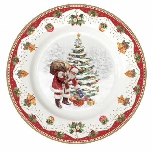 Assiette dessert nostalgic christmas - easy life