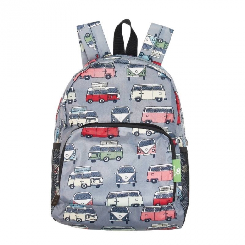 Petit sac à dos campervan gris - eco chic