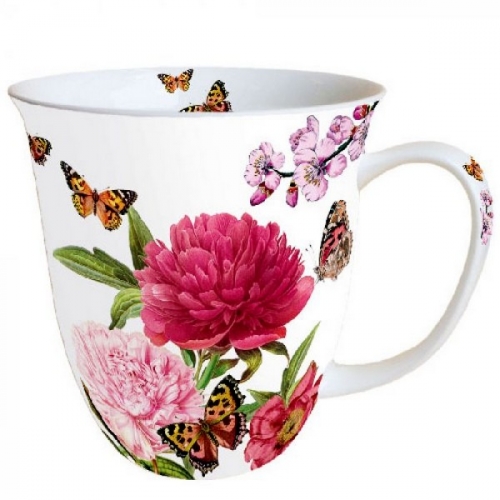 Mug peonien white - ambiente