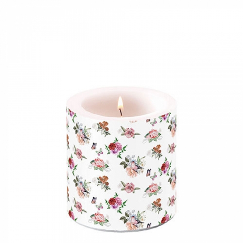 Petite bougie lampion roses Charlotte - ambiente