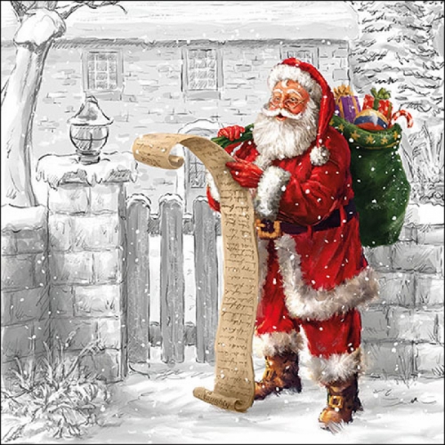 Serviettes de Noël wish list - ambiente