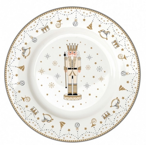 Assiette dessert royal nutcracker - easy life