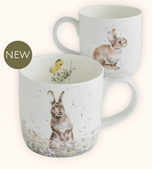 Mug lapin fresh as a daisy hare Hannah Dale - Wrendale