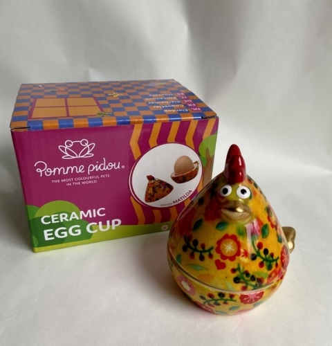 Coquetier poule Matilda orange - pomme pidou
