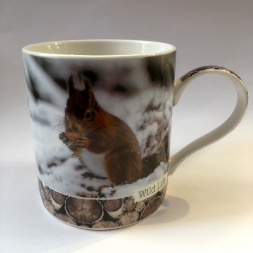 Mug en  porcelaine écureuil - easy life