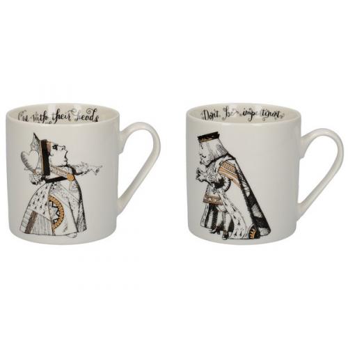 Coffret 2 mugs Alice in wonderland