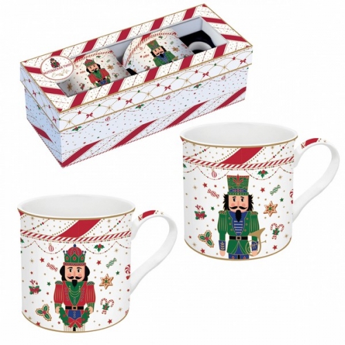 Coffret de 2 mugs nutcracker twist - easy life