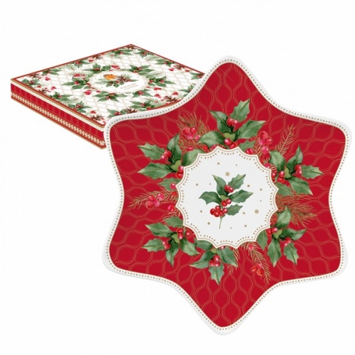 Plat étoile christmas berries - easy life