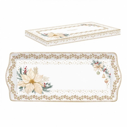 Plat à cake white elegance - easy life
