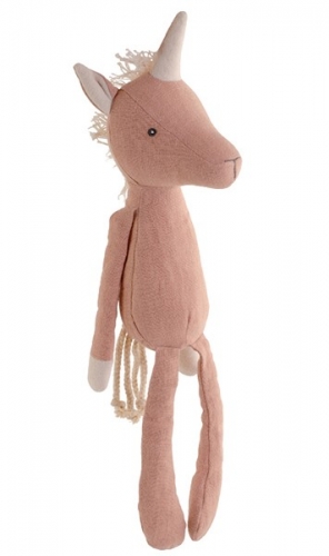 Peluche licorne Rainbow en lin - Bukowski