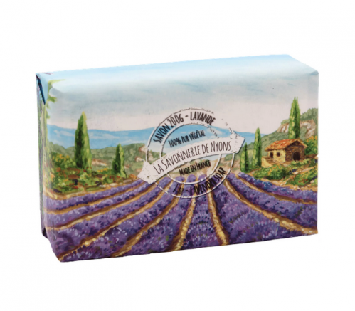 Savon parfumé à la lavande dans papier